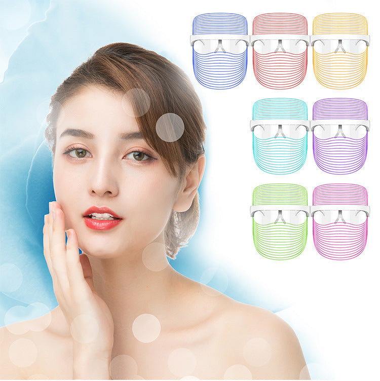 LumaGlow 7-Color LED Face Therapy Mask