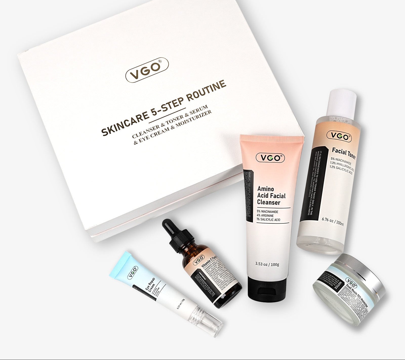 GlowBalance Complete 5-Step Skincare Set