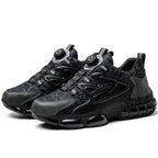 Men's Safety Shoes Protection And Elastic Safety Boots Fashionable Casual Shoes Breathable Odor Protection Men's Work Shoes