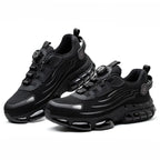 Men's Safety Shoes Protection And Elastic Safety Boots Fashionable Casual Shoes Breathable Odor Protection Men's Work Shoes