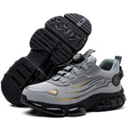 Men's Safety Shoes Protection And Elastic Safety Boots Fashionable Casual Shoes Breathable Odor Protection Men's Work Shoes