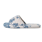 Home Slippers Soft Cotton Floral Floor Shoes Fashion Lightweight Slippers Antislip Indoor Slippers Bedroom Couple Slippers