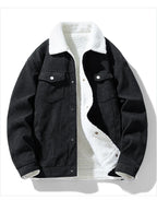 Men's Jackets and Coats Fashion Warm Corduroy Thick Coats 2024 Winter Fashion Men's Coats Down Jackets Men's Cotton Clothing