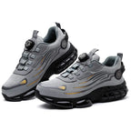 Men's Safety Shoes Protection And Elastic Safety Boots Fashionable Casual Shoes Breathable Odor Protection Men's Work Shoes