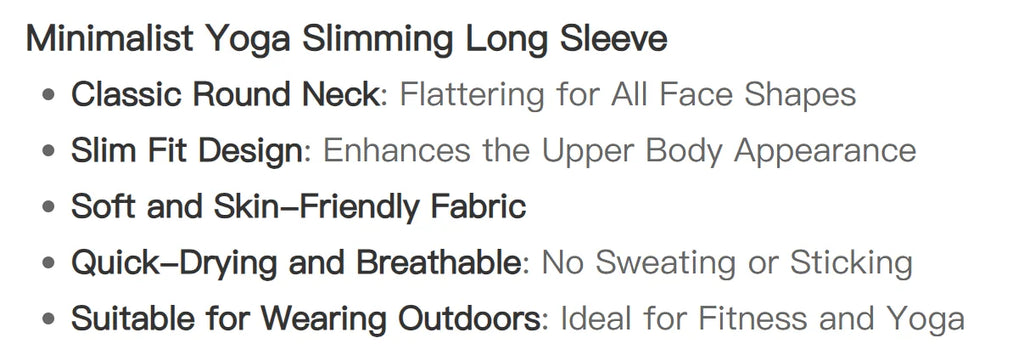 Autumn Fitness Yoga Clothes For Slimming, Quick Drying, Moisture Wicking, Sports Tops For Women, Yoga Clothes, Pilates