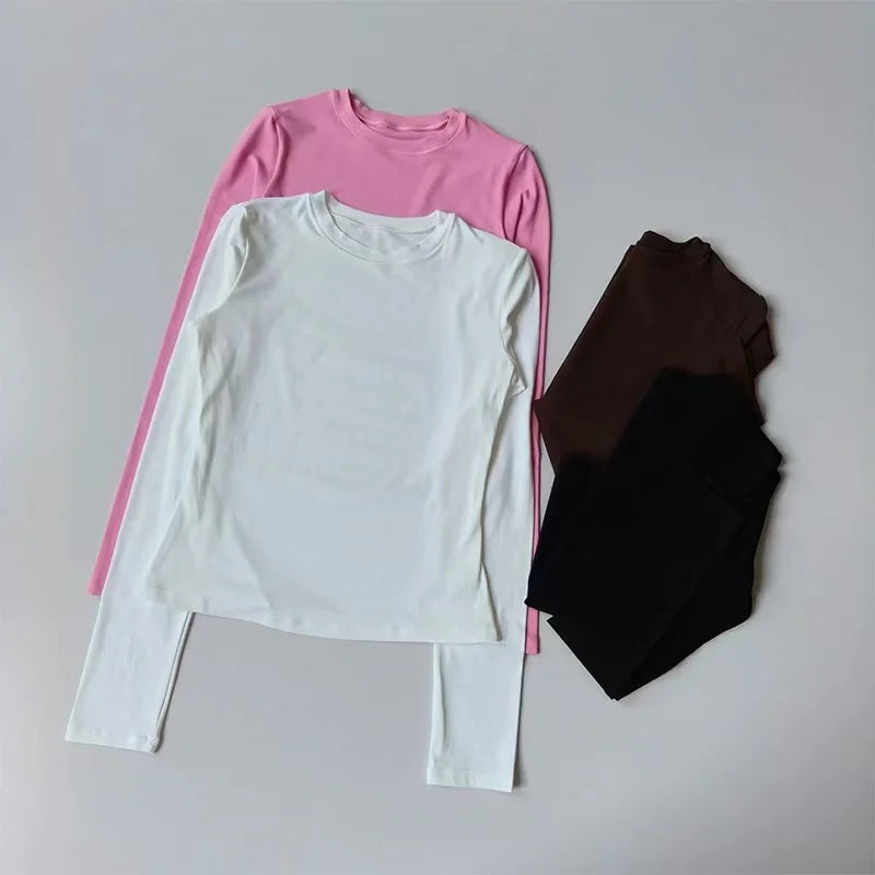 Autumn Fitness Yoga Clothes For Slimming, Quick Drying, Moisture Wicking, Sports Tops For Women, Yoga Clothes, Pilates