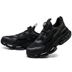 Men's Safety Shoes Protection And Elastic Safety Boots Fashionable Casual Shoes Breathable Odor Protection Men's Work Shoes