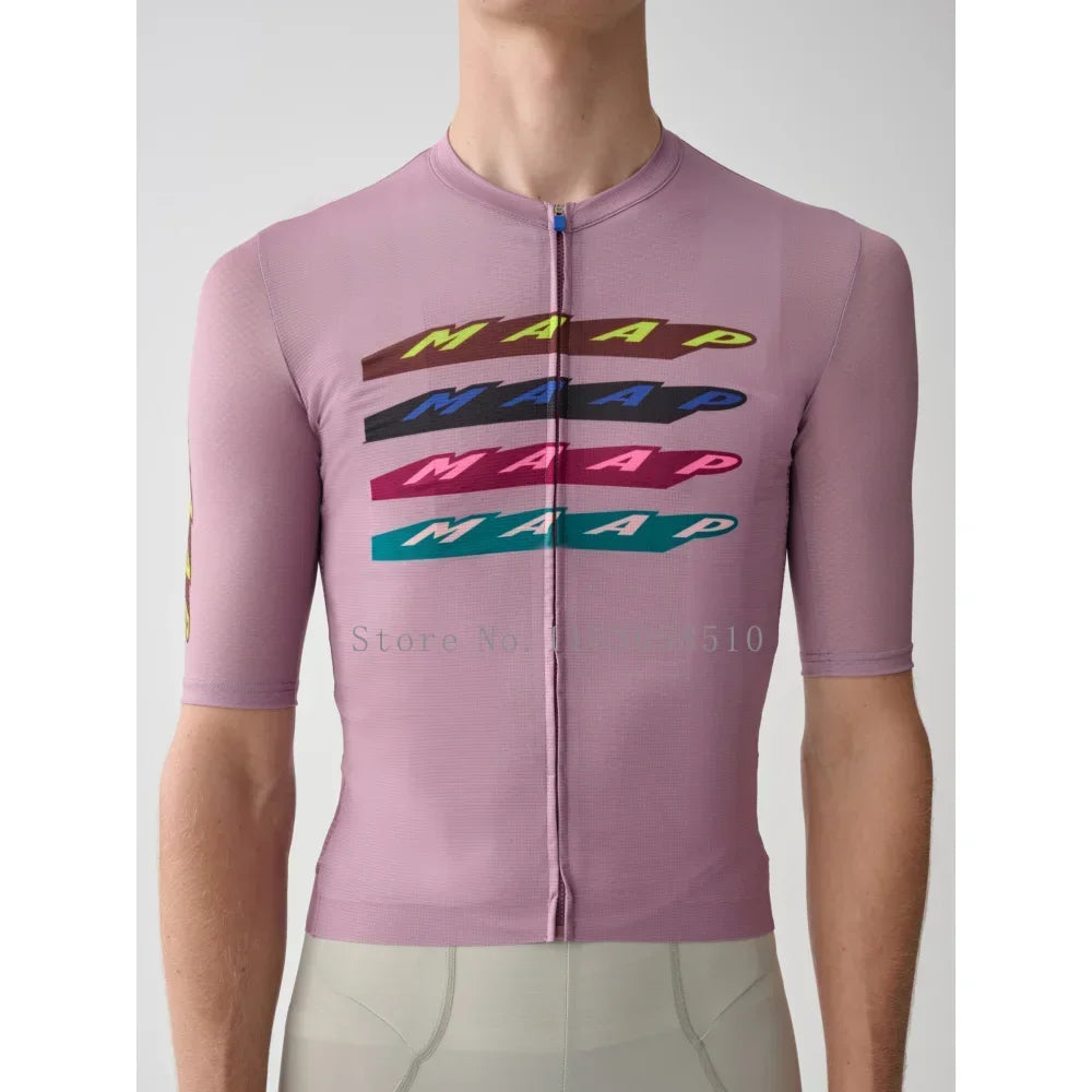 Cycling Jersey for Men short Sleeve Pro Team MTB Road Bike Clothing Breathable Bicycle Shirts 2025 Mountain Bicycle Clothing