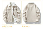 Men's Jackets and Coats Fashion Warm Corduroy Thick Coats 2024 Winter Fashion Men's Coats Down Jackets Men's Cotton Clothing