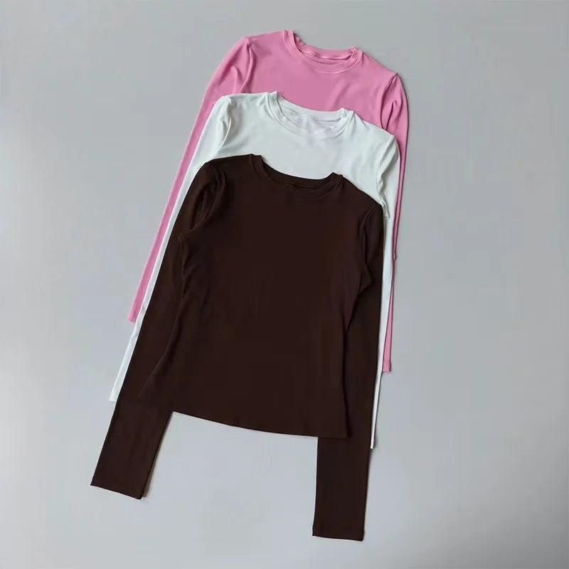 Autumn Fitness Yoga Clothes For Slimming, Quick Drying, Moisture Wicking, Sports Tops For Women, Yoga Clothes, Pilates