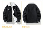 Men's Jackets and Coats Fashion Warm Corduroy Thick Coats 2024 Winter Fashion Men's Coats Down Jackets Men's Cotton Clothing