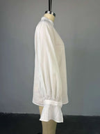Fashion White Shirts Women Long Sleeve Oversize Blouse 2025 New Spring Summer Basic Tops Cotton Chic Shirt for Women