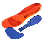 Orthopedic Sports Elasticity Insoles For Shoes Sole Unisex Technology Shock Absorption Breathable Running Insoles
