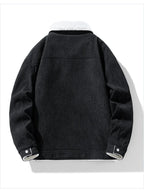 Men's Jackets and Coats Fashion Warm Corduroy Thick Coats 2024 Winter Fashion Men's Coats Down Jackets Men's Cotton Clothing