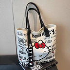 Sanrio Hello Kitty Large Capacity Shoulder Bag Cartoon Kt Cat Handbag Y2K Backpack Schoolbag Holiday Birthday Halloween Gifts