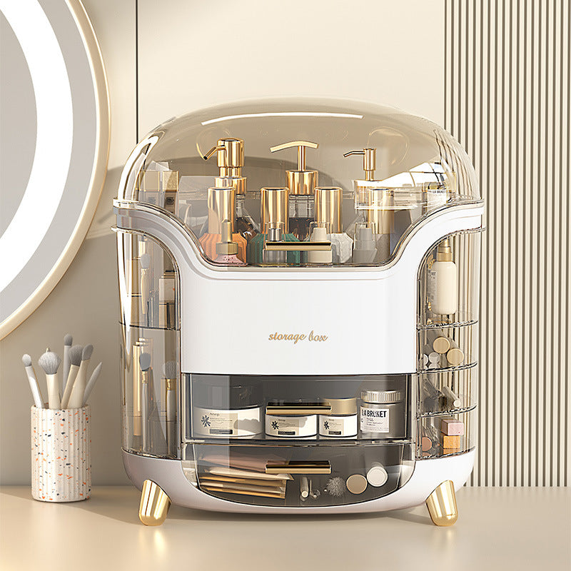 PremiumSense Clear Desktop Makeup Organizer